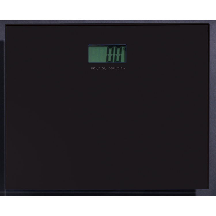Gedy RA90-14 Square Black Electronic Bathroom Scale